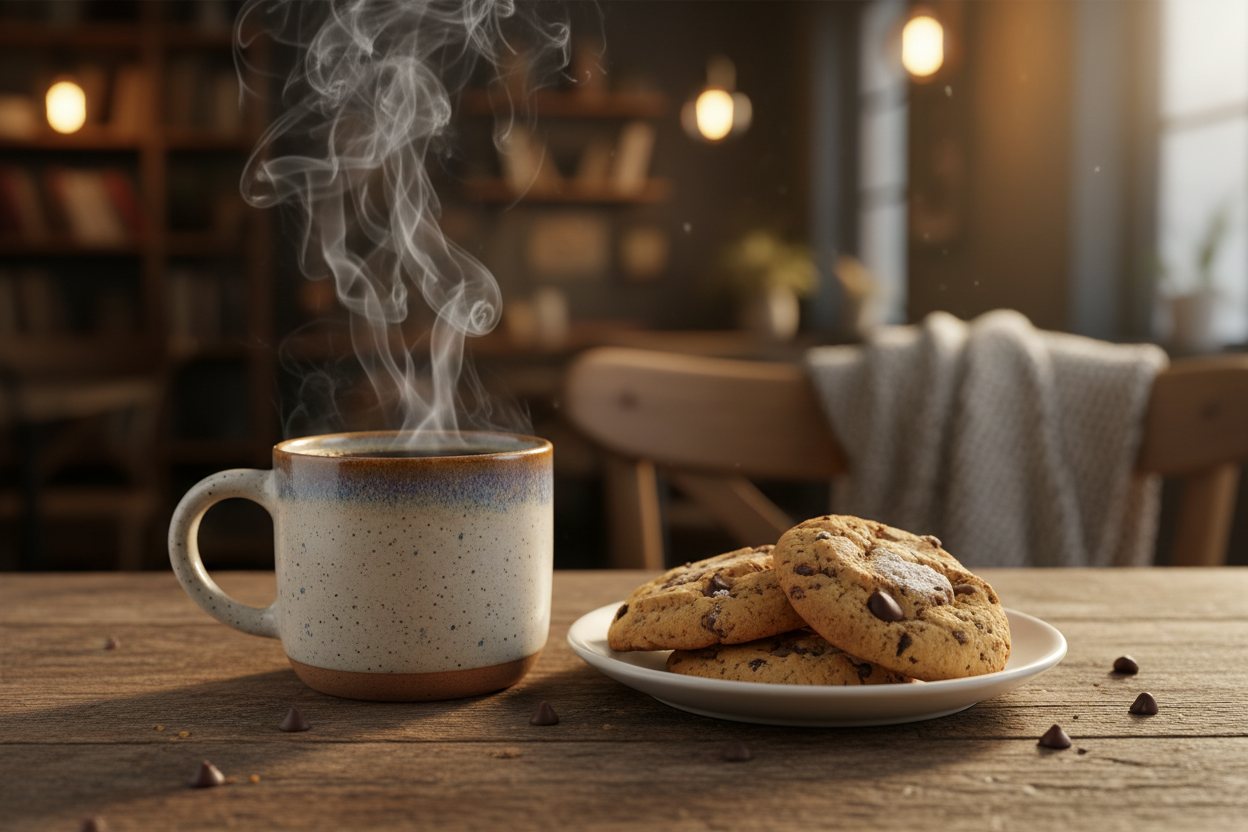 coffee and cookies